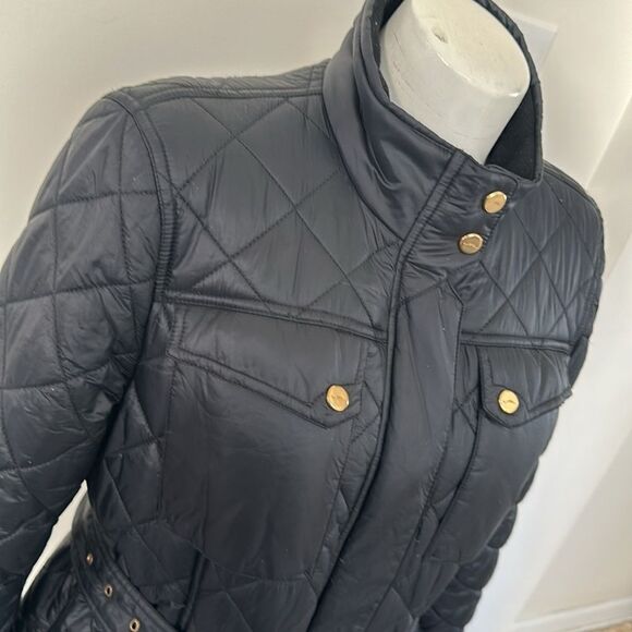 Lauren Ralph Lauren Black Diamond Quilly Puffer Jacket - Picture 2 of 7
